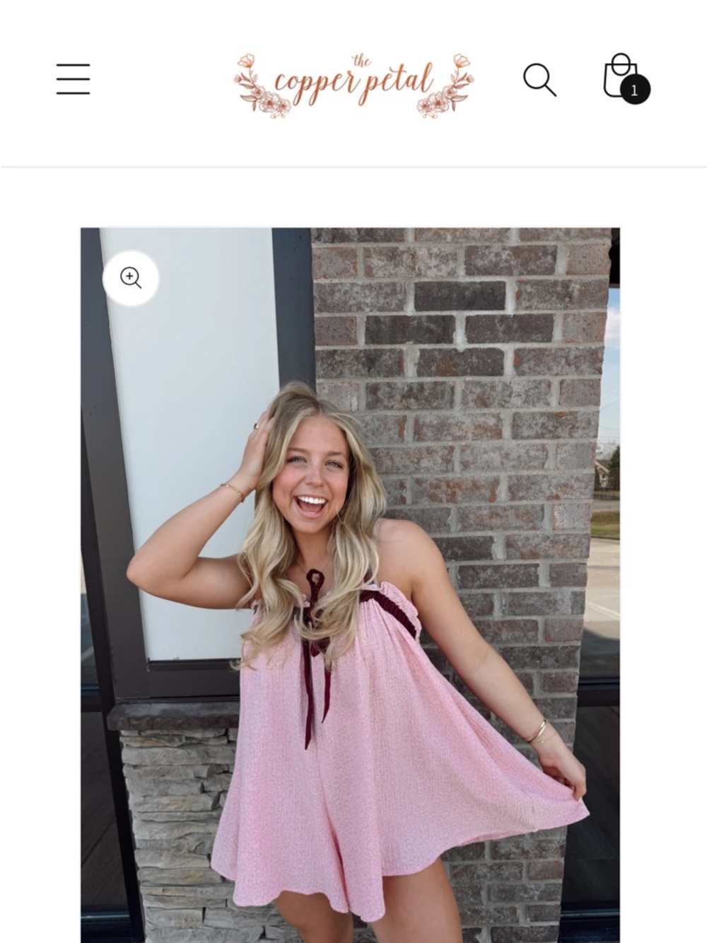 Wishlist Pink floral romper